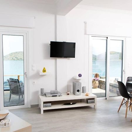 Iliana Sea Side House Villa Elounda  Bagian luar foto