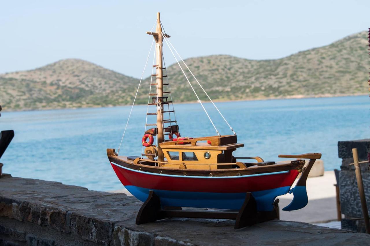 Iliana Sea Side House Villa Elounda  Bagian luar foto