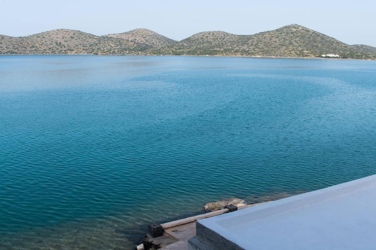 Iliana Sea Side House Villa Elounda  Bagian luar foto