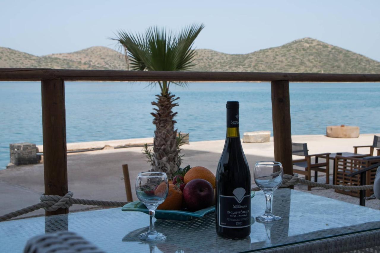 Iliana Sea Side House Villa Elounda  Bagian luar foto
