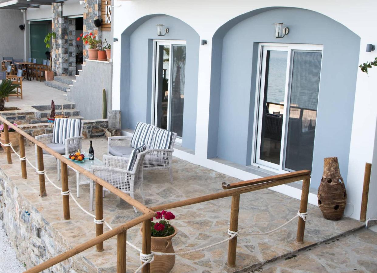 Iliana Sea Side House Villa Elounda  Bagian luar foto
